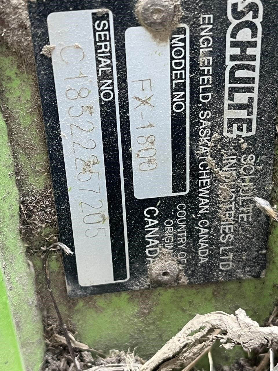 2022 Schulte FX1800 Rotary Cutter