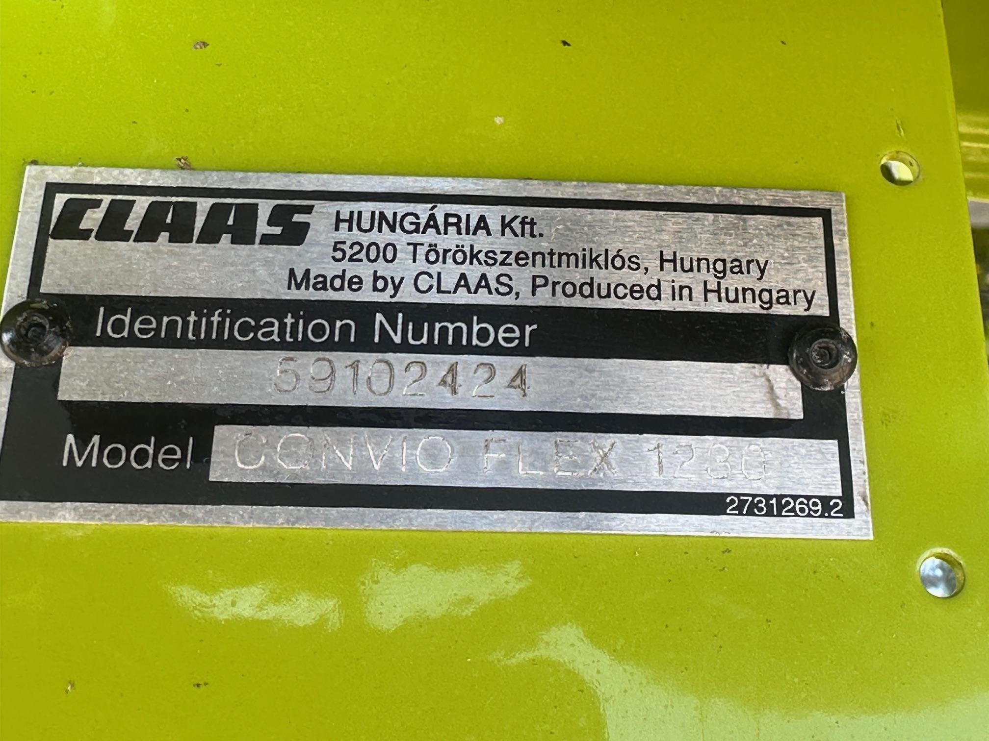 2024 Claas CONVIO FLEX 1230 Platform