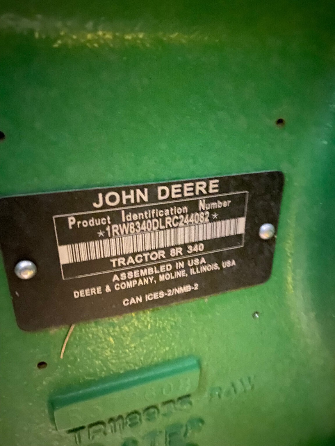 2024 John Deere 8R 340 Tractor