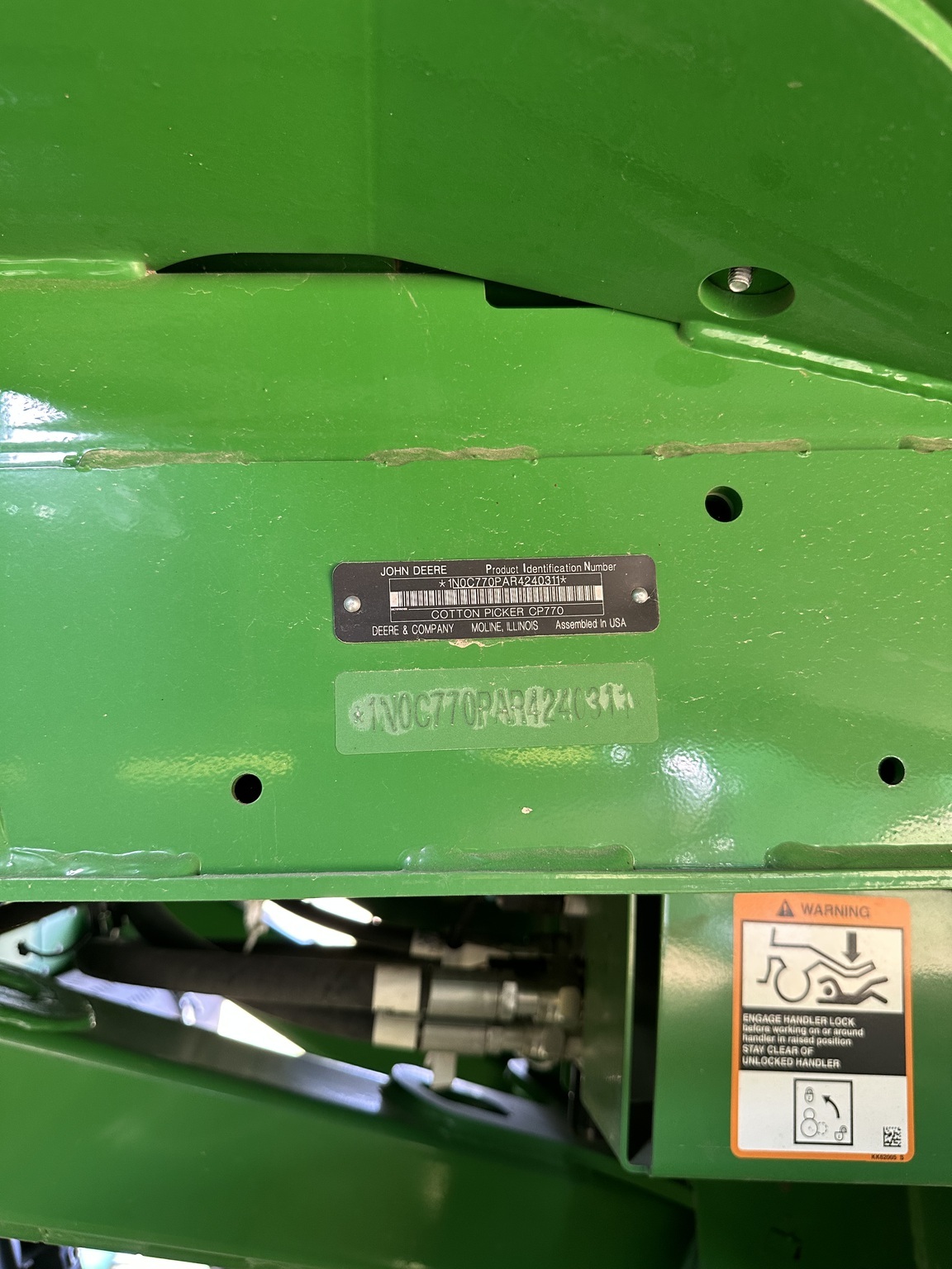 2024 John Deere CP770 Cotton Equipment