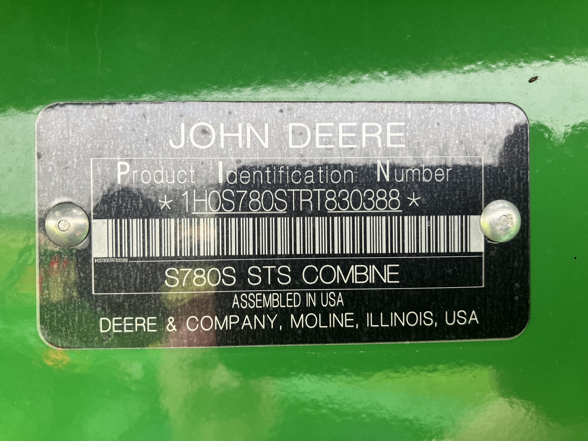 2024 John Deere S780 Combine