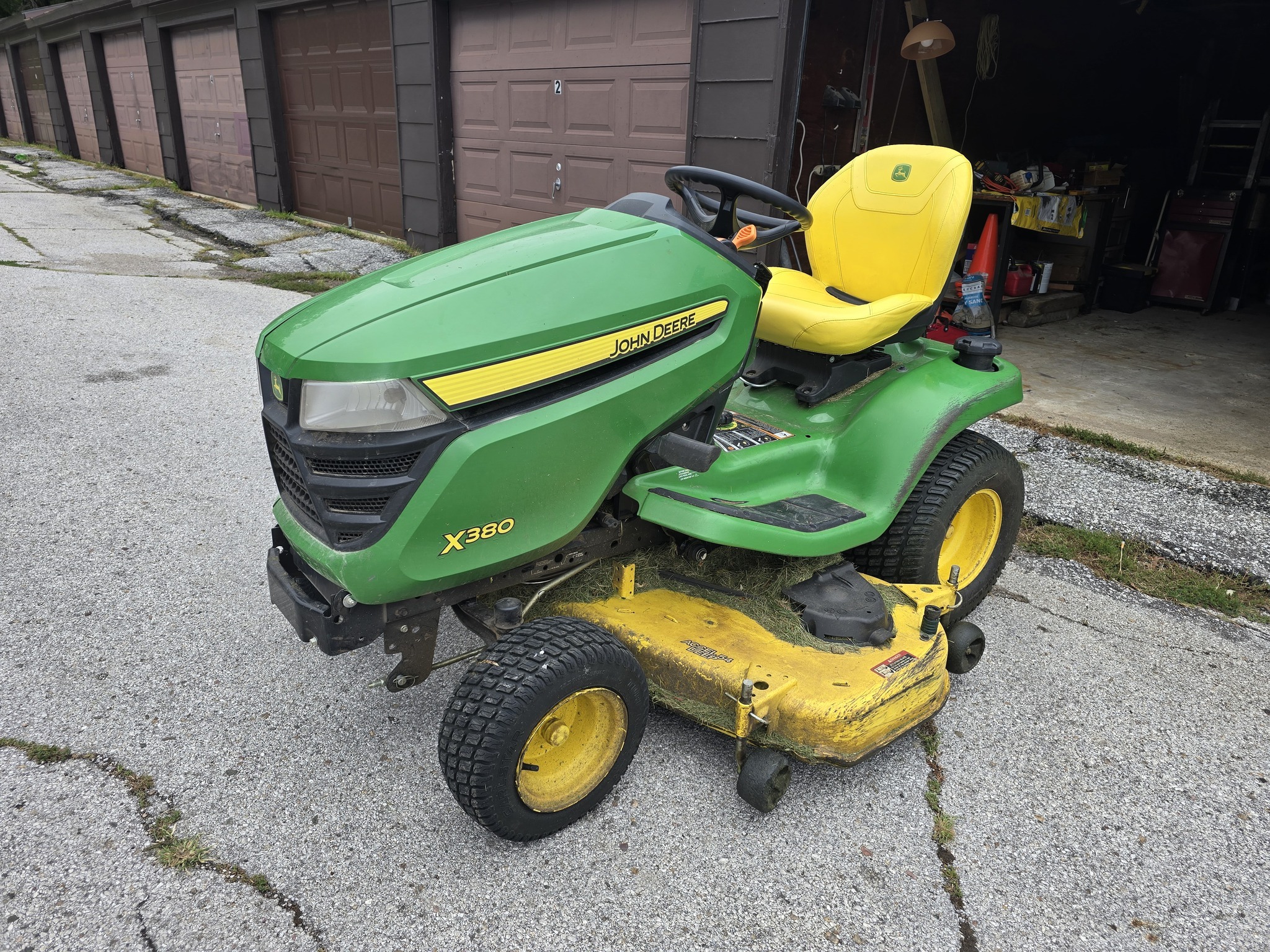 2021 John Deere X380 Lawn Mower
