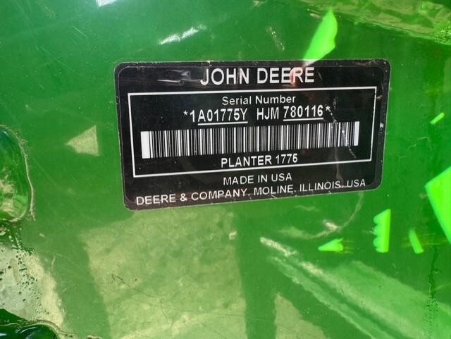 2018 John Deere 1775 Planter