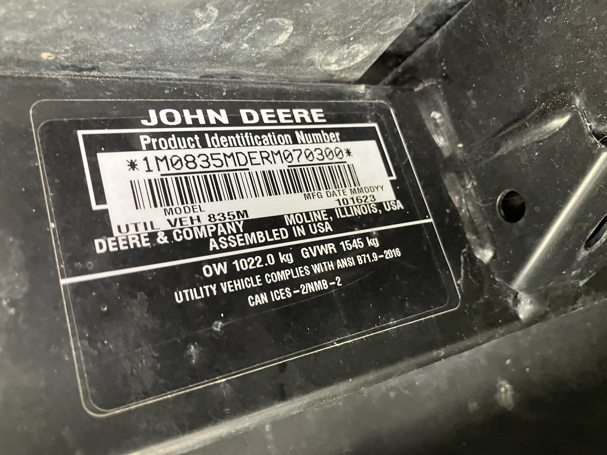 2024 John Deere XUV 835M ATVs and Utility Vehicle