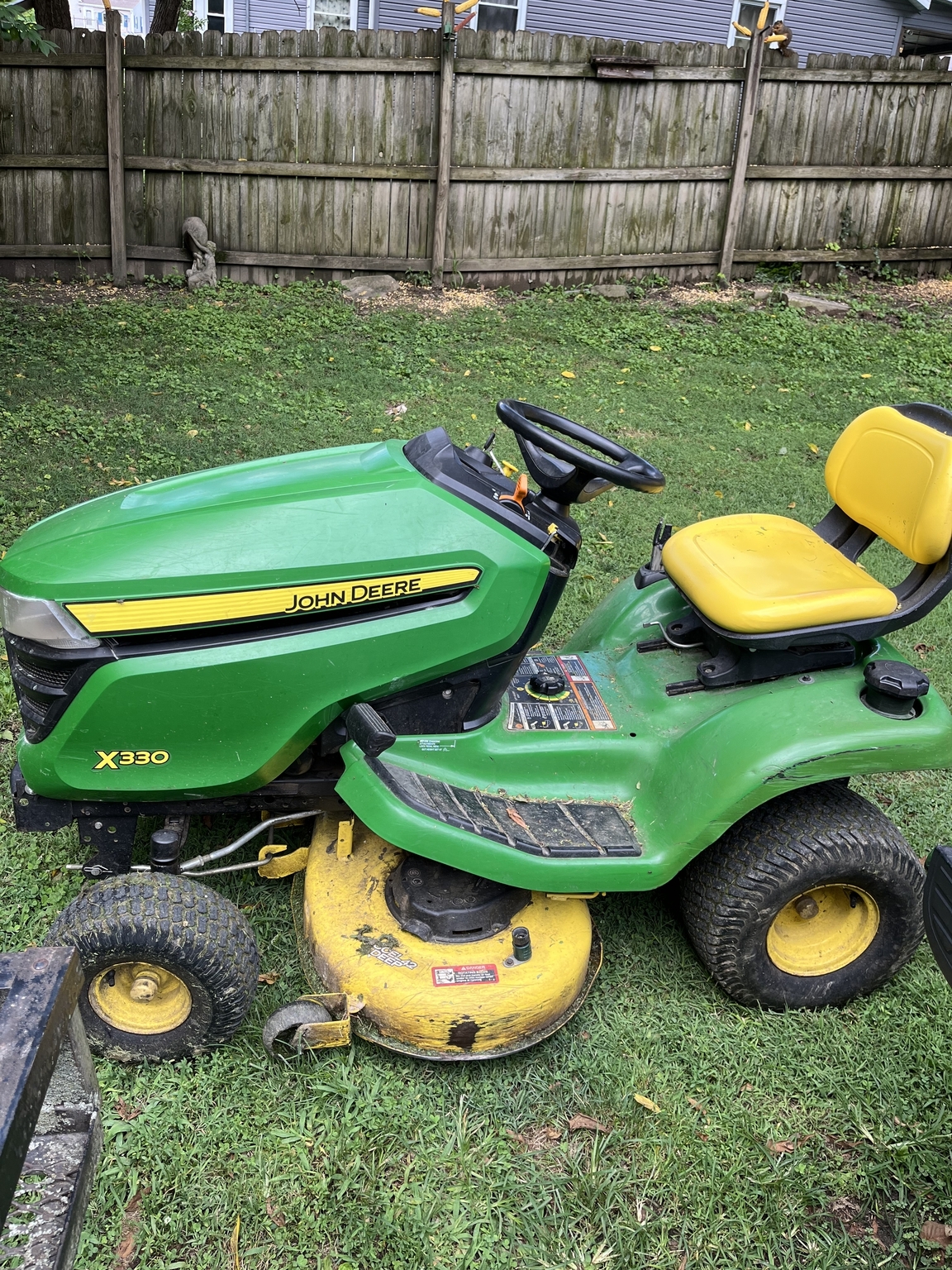 2018 John Deere X330 Lawn Mower