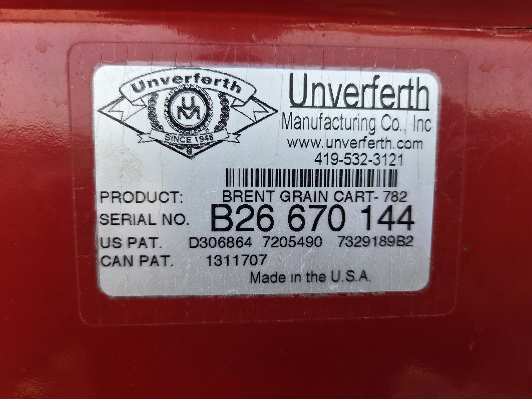 2011 Brent 782 Grain Cart