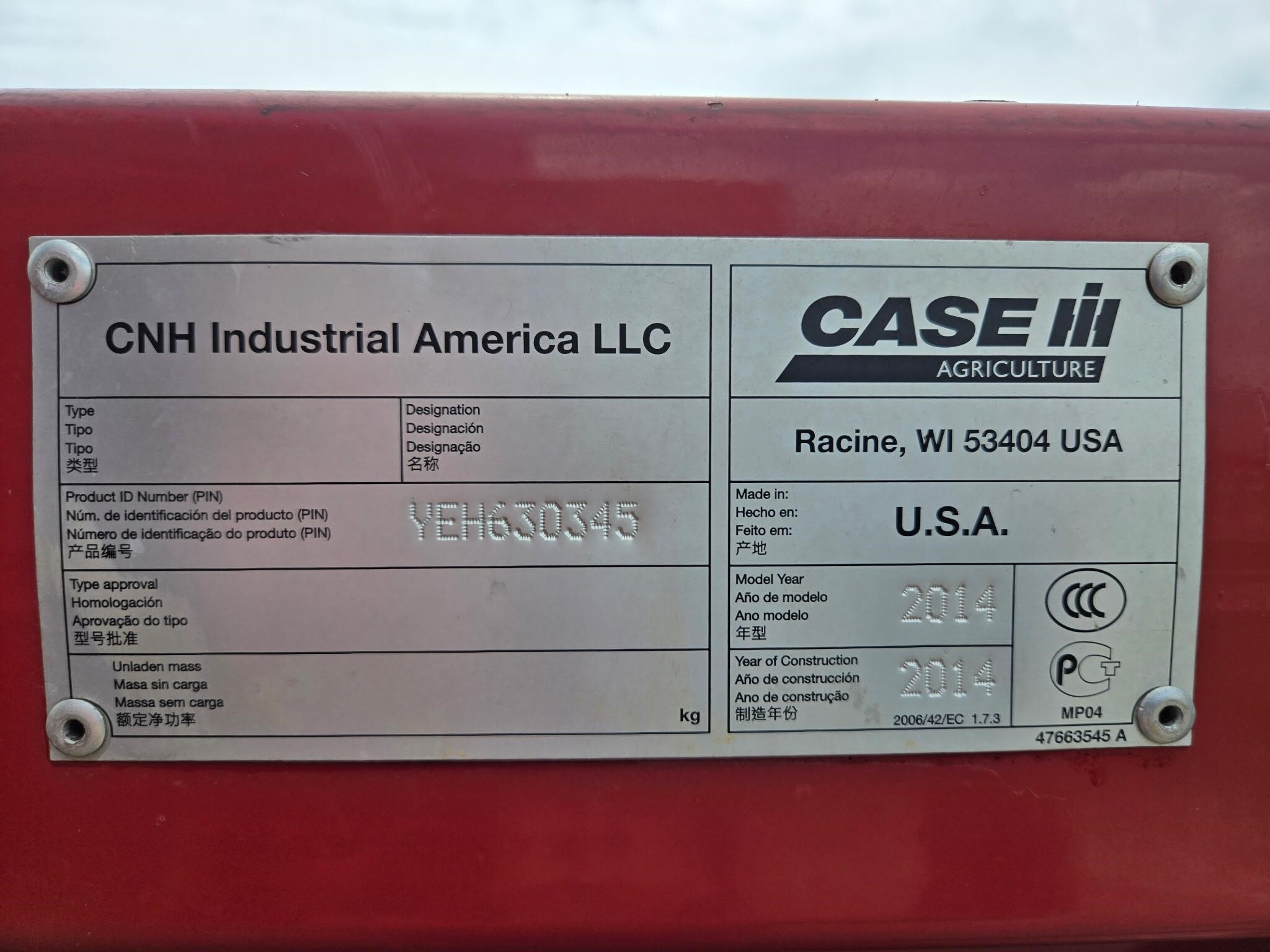 2014 Case IH 4208 Corn Head