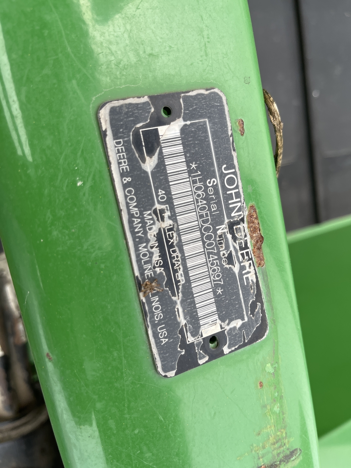 2012 John Deere 640FD Platform