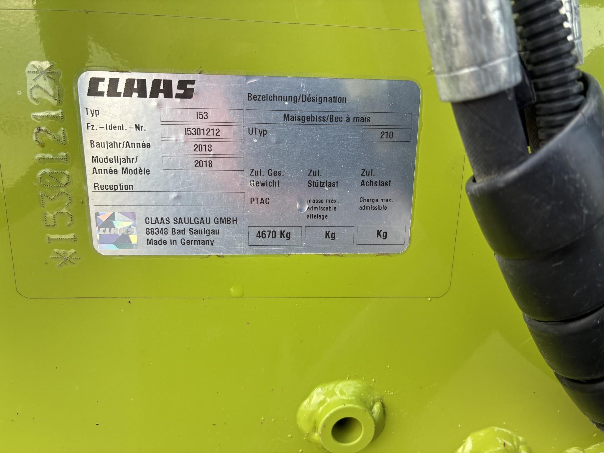 2018 Claas ORBIS 900 Forage Harvester Head