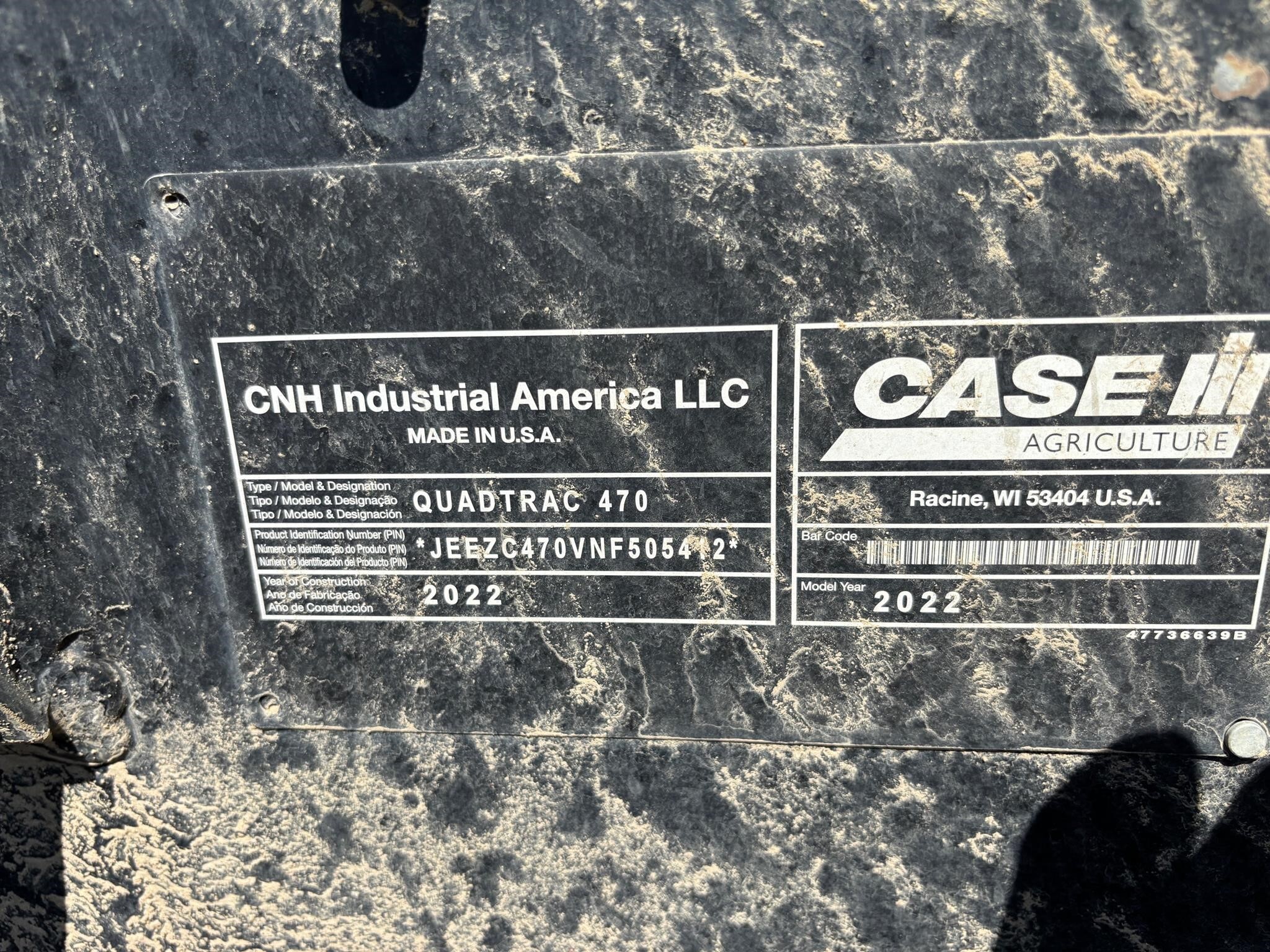 2022 Case IH STEIGER 470 AFS CONNECT QUADTRAC Tractor