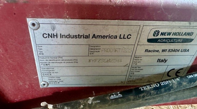 2019 New Holland PROCART 1225 Miscellaneous