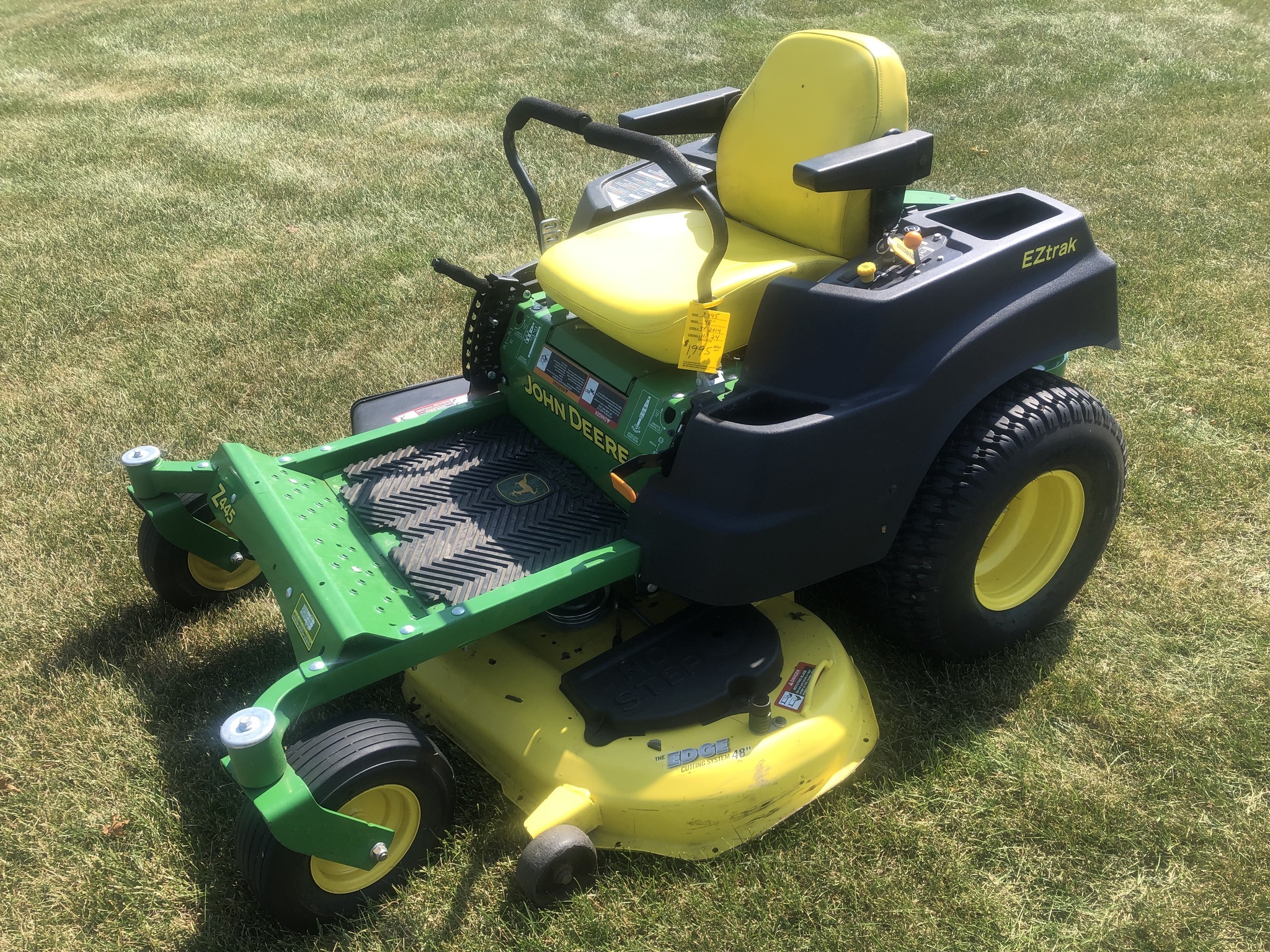 2014 John Deere Z445 Lawn Mower