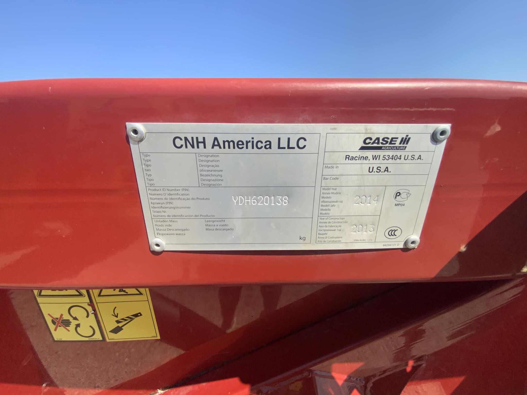 2014 Case IH 4408 Corn Head