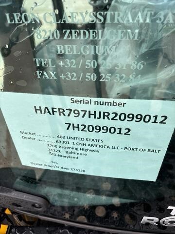 2024 New Holland CR7.90 Combine