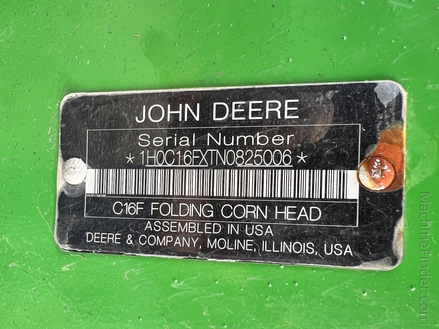 2023 John Deere C16F Corn Head