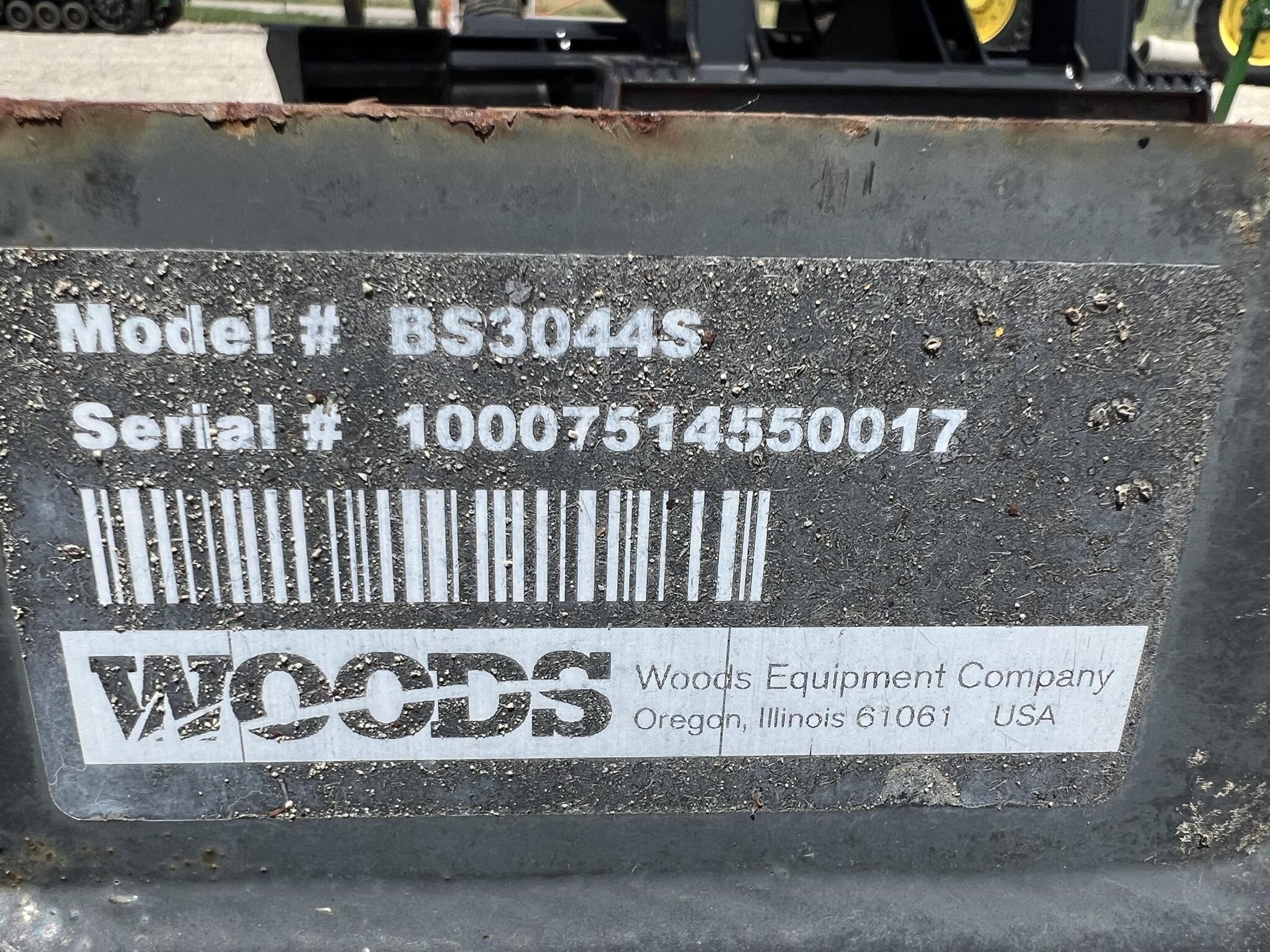  Woods BS3044S Loader and Skid Steer Attachment