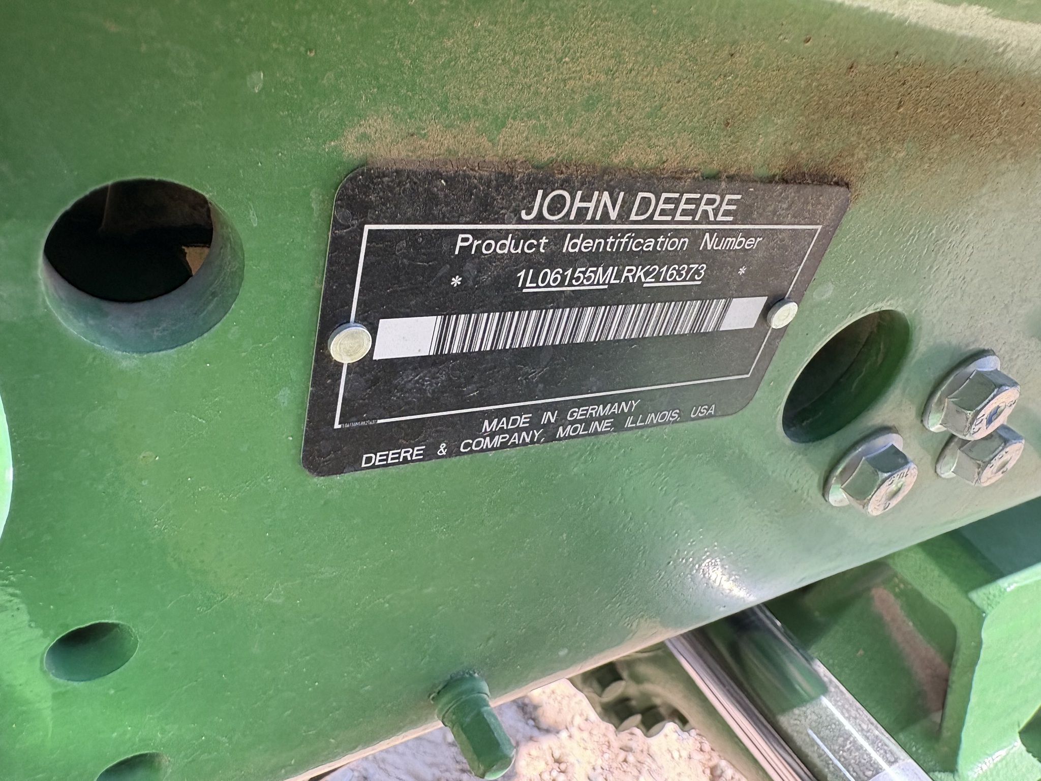 2024 John Deere 6155M Tractor