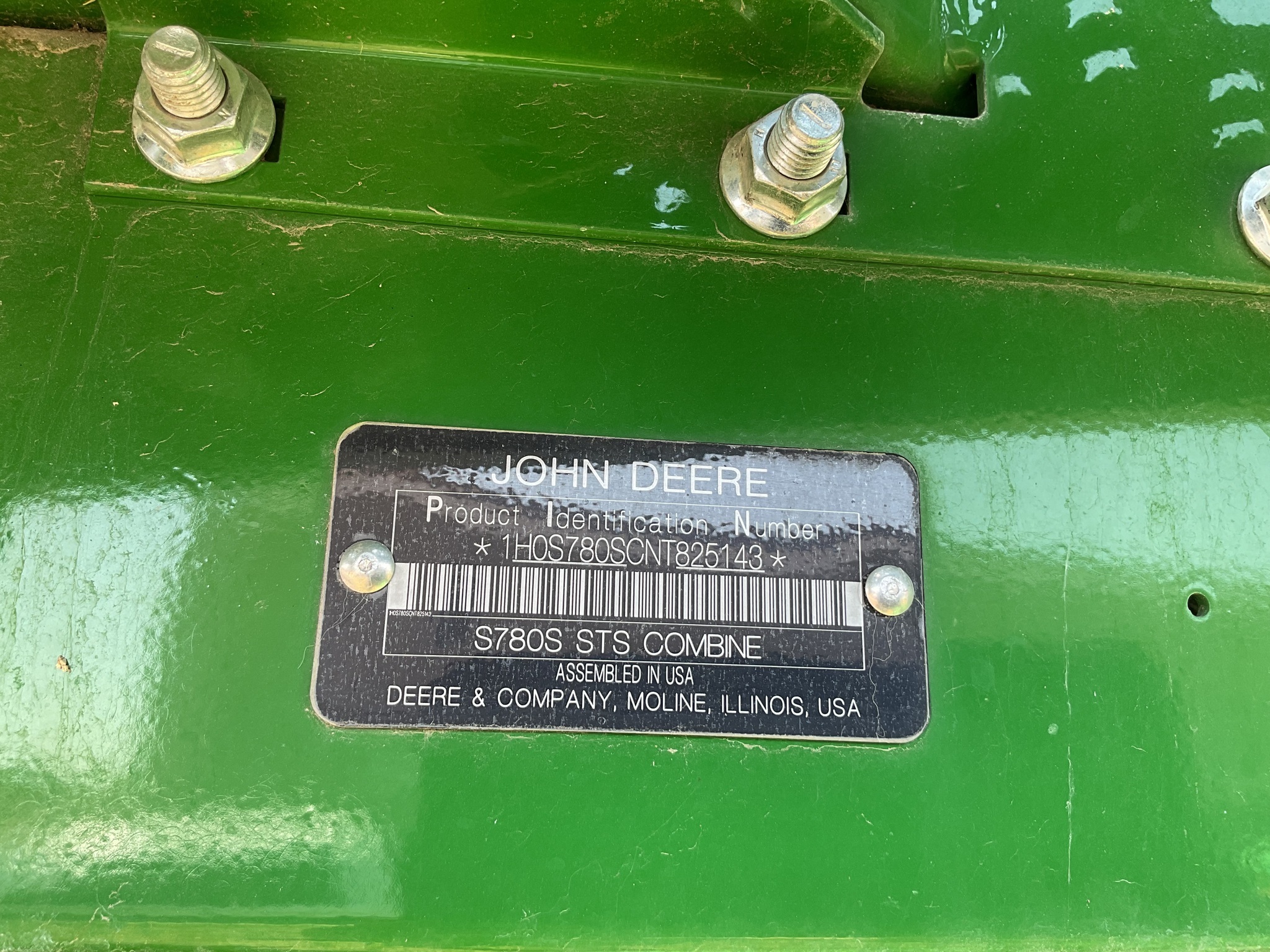 2023 John Deere S780 Combine