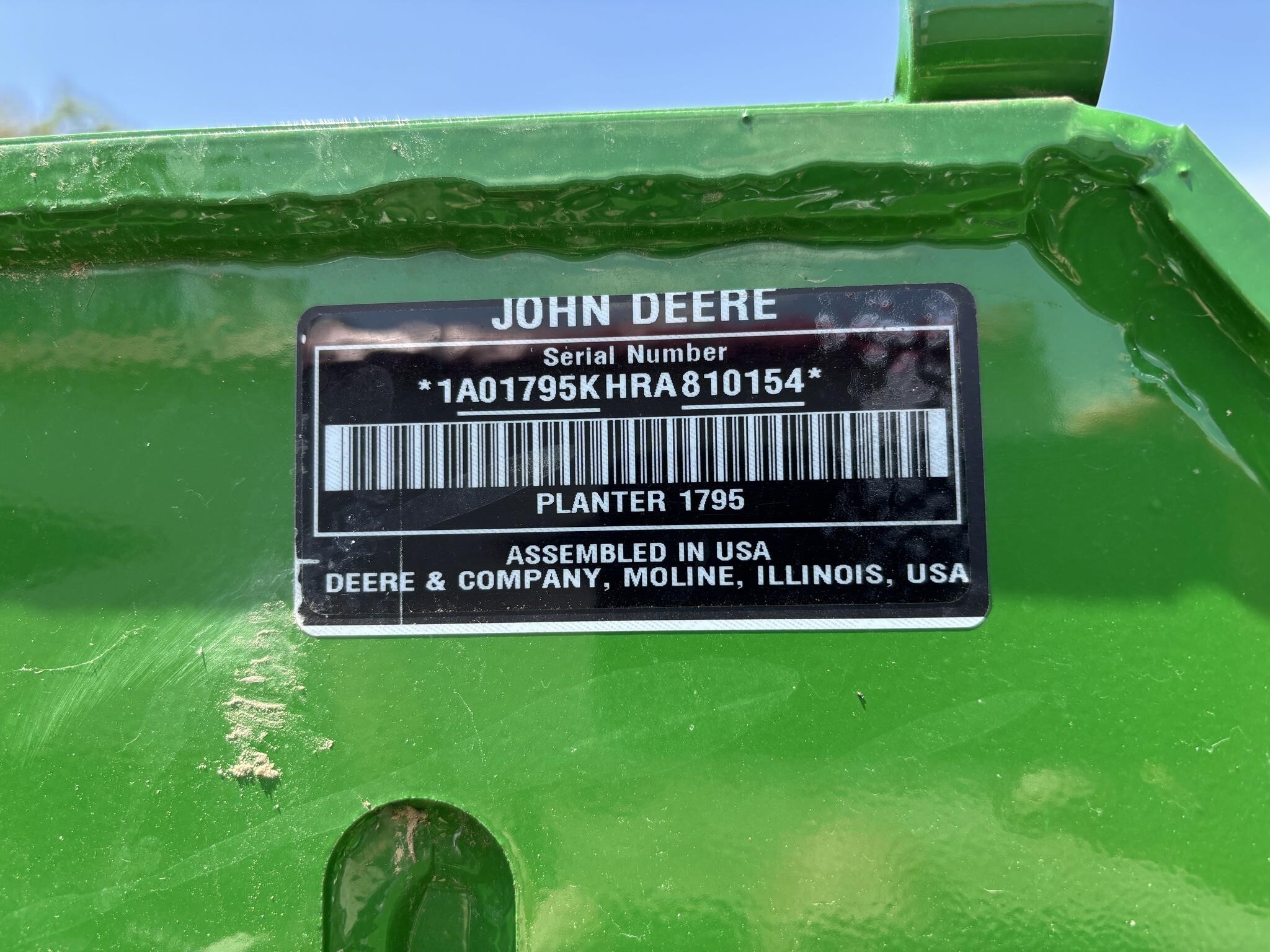 2025 John Deere 1795 Planter
