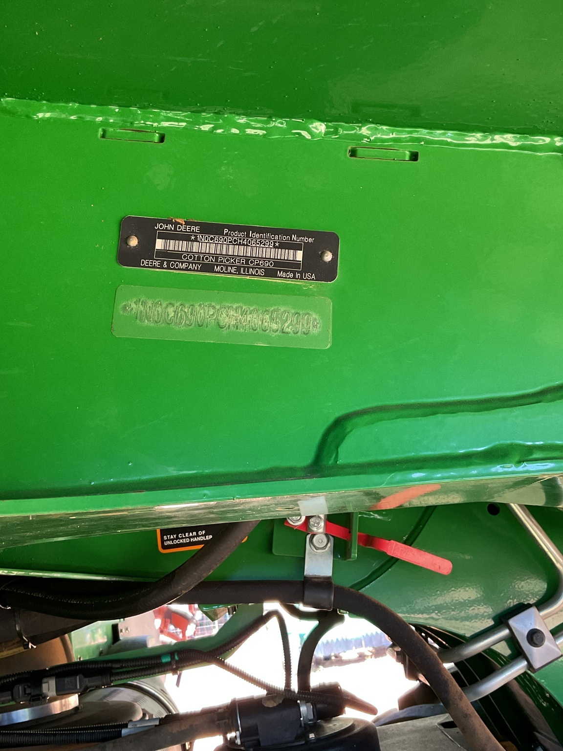 2017 John Deere CP690 Cotton Equipment