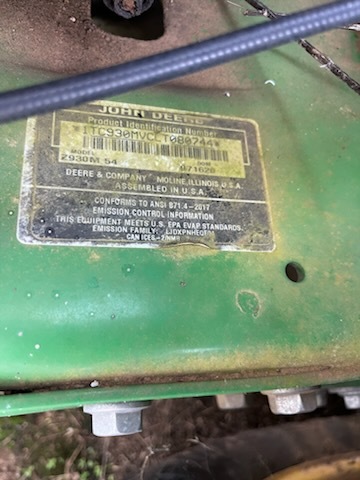 2020 John Deere Z930M Lawn Mower
