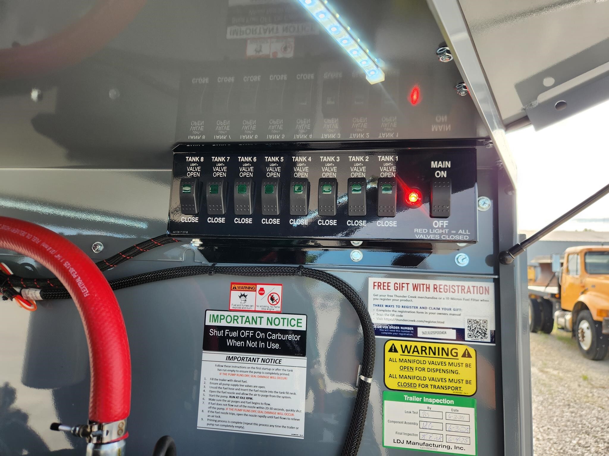 2025 Thunder Creek MTT920 Fuel Trucks/Trailer