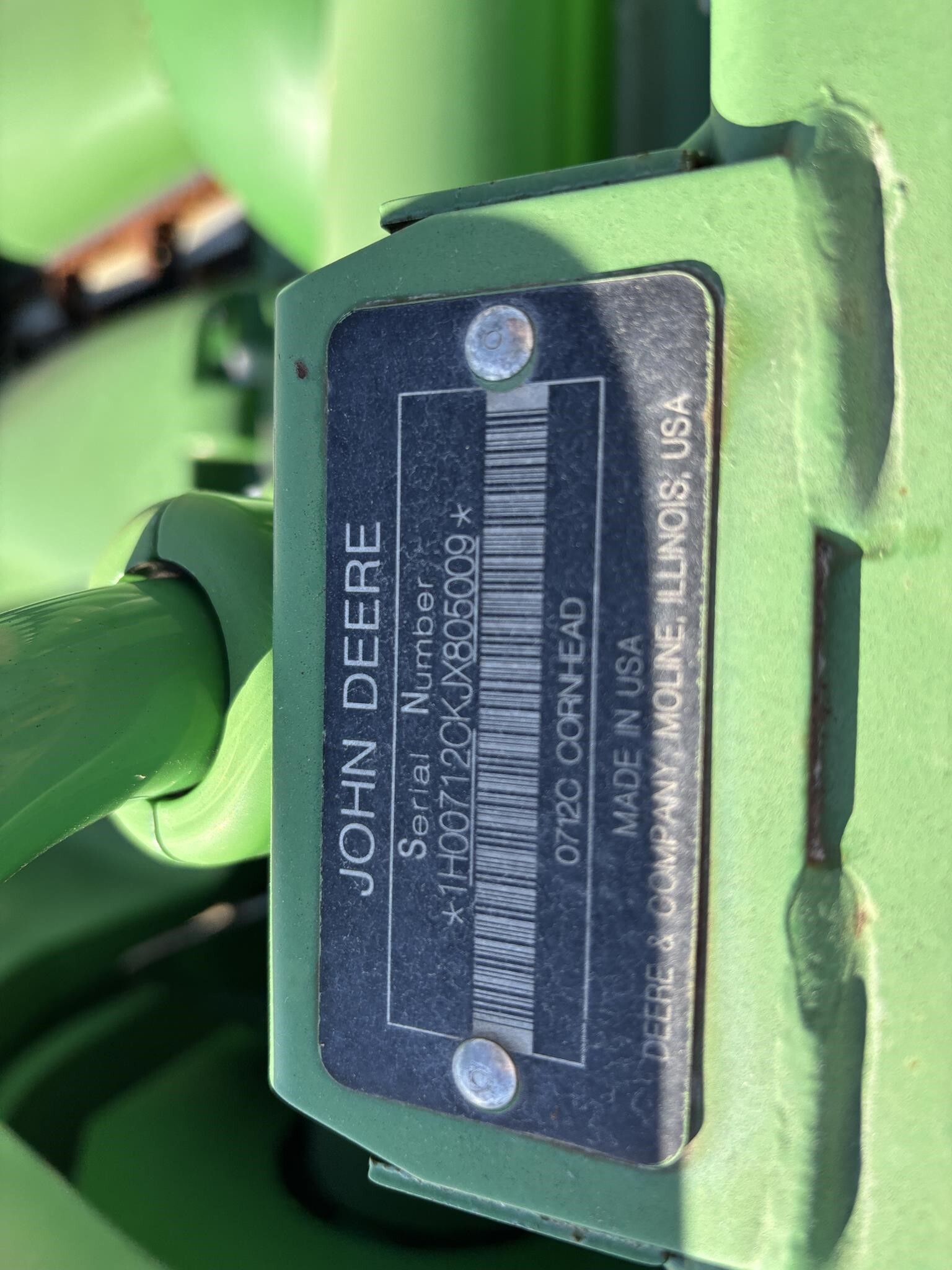 2018 John Deere 712C Corn Head