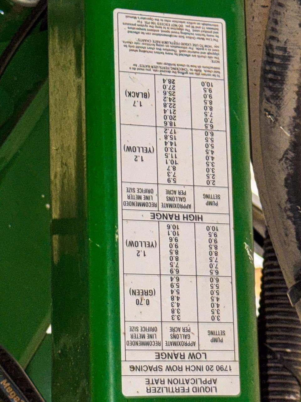2015 John Deere 1795 Planter