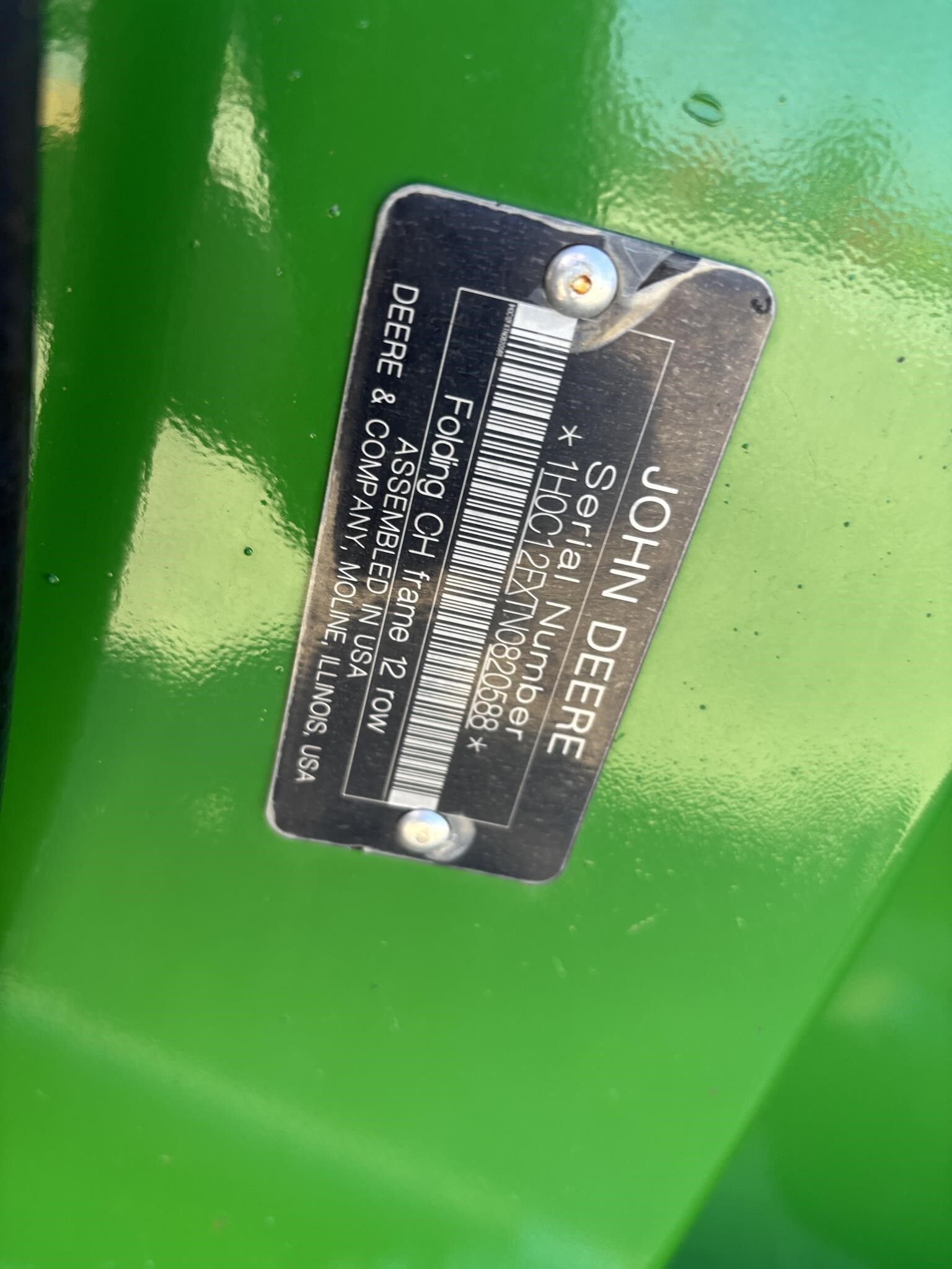 2022 John Deere C12F Corn Head