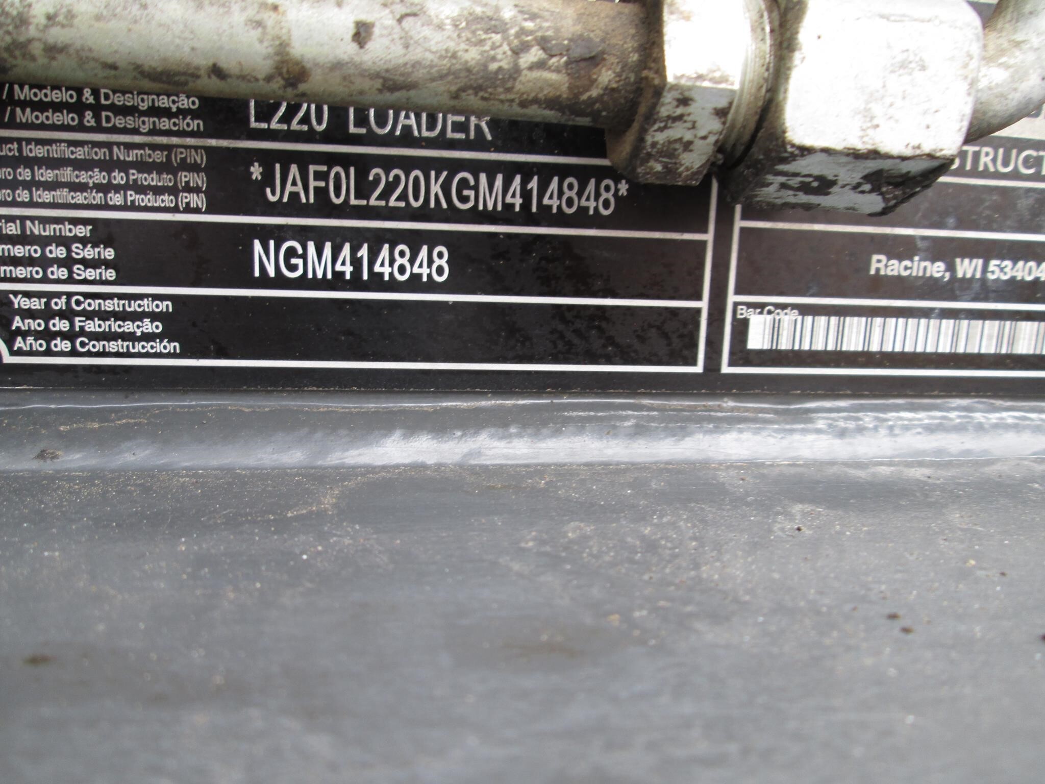 2016 New Holland L220 Skid Steer