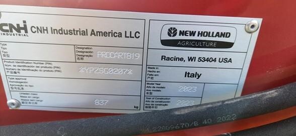 2023 New Holland 819 Rake