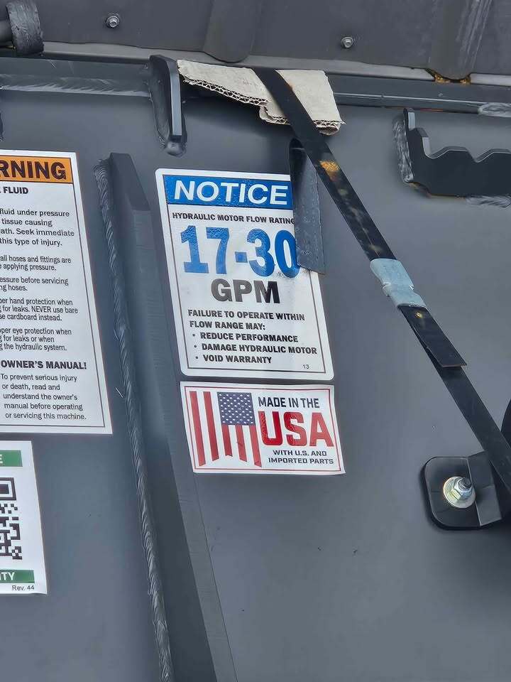 2025 CID 72" BRUSH CUTTER Rotary Cutter