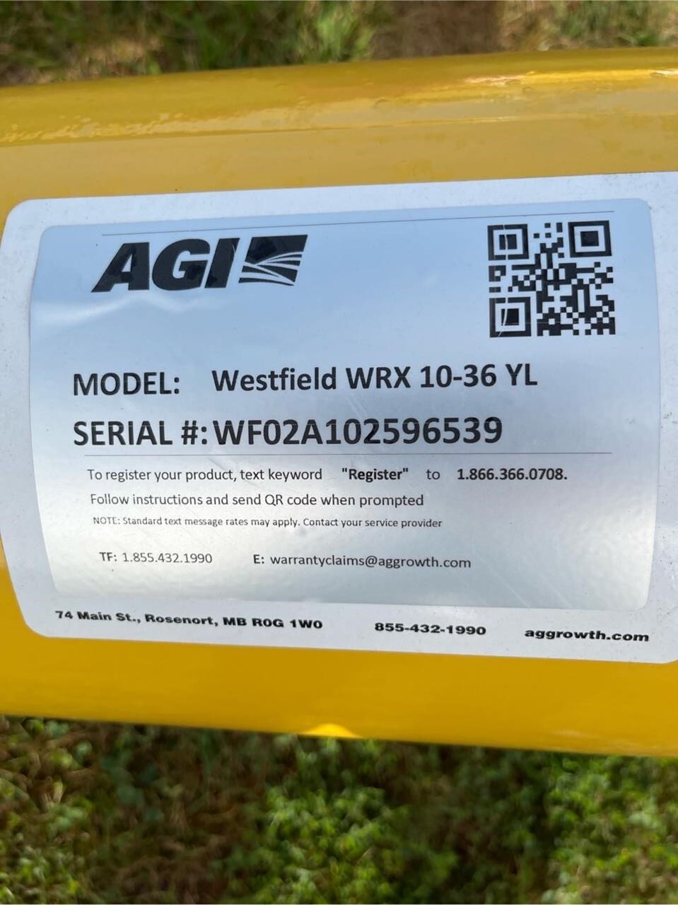 2025 Westfield WRX10-36 Augers and Conveyor