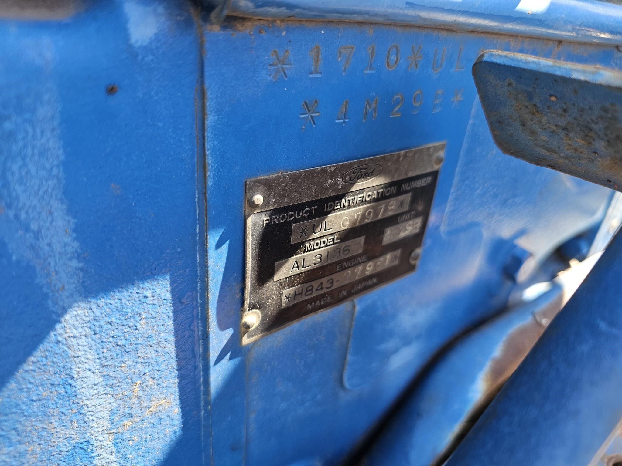 1985 Ford 1710 Tractor