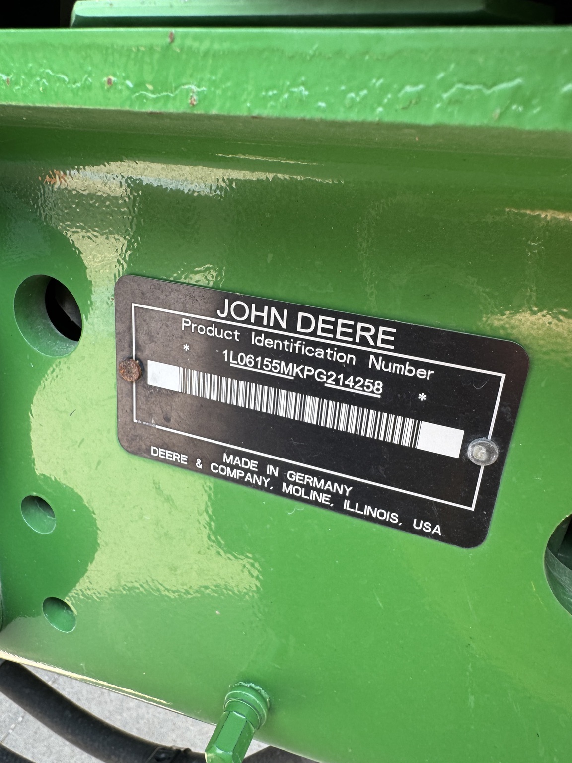 2024 John Deere 6155M Tractor