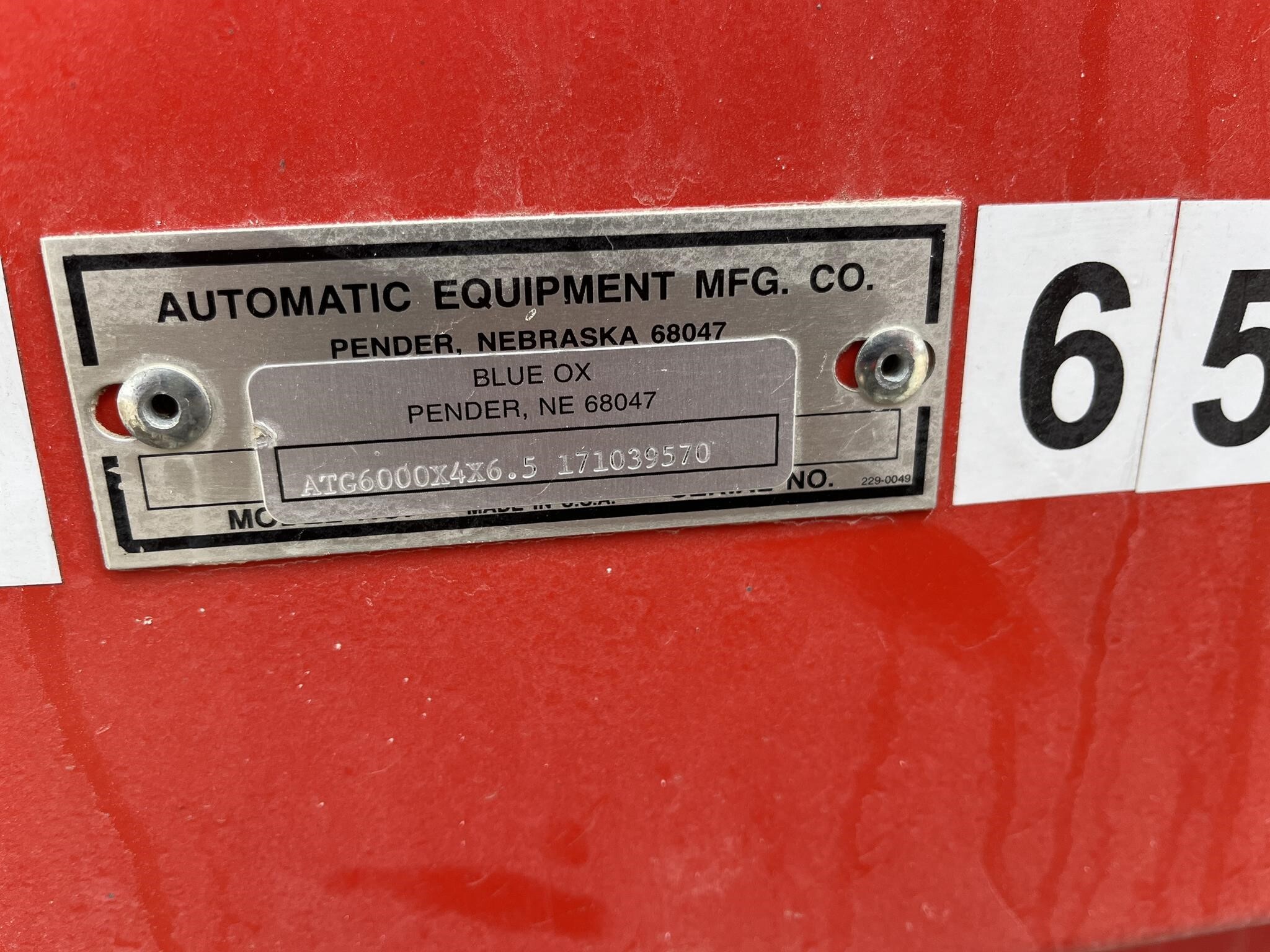 2017 Automatic Equipment Manufacturing ATG6020 Grinders and Mixer