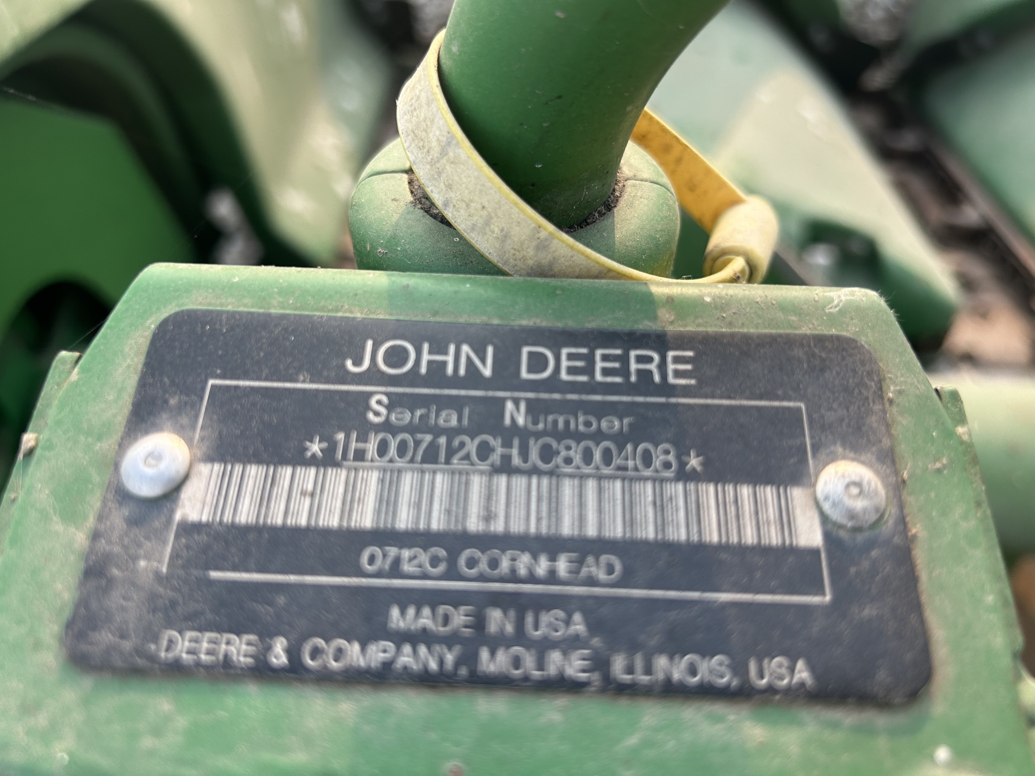 2018 John Deere 712C Corn Head
