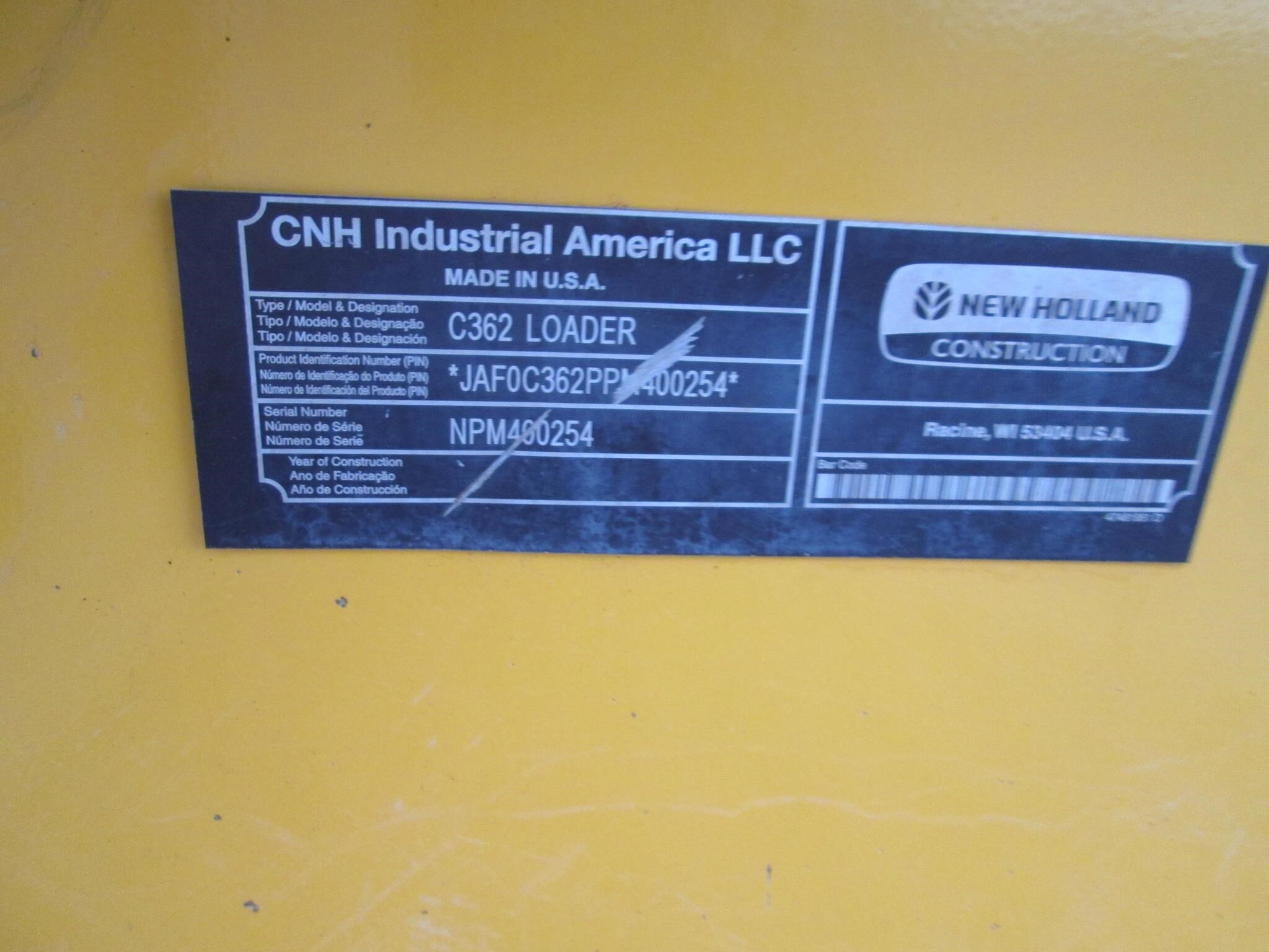 2023 New Holland C362 Skid Steer