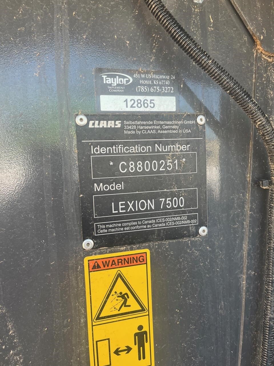 2023 Claas LEXION 7500TT Combine