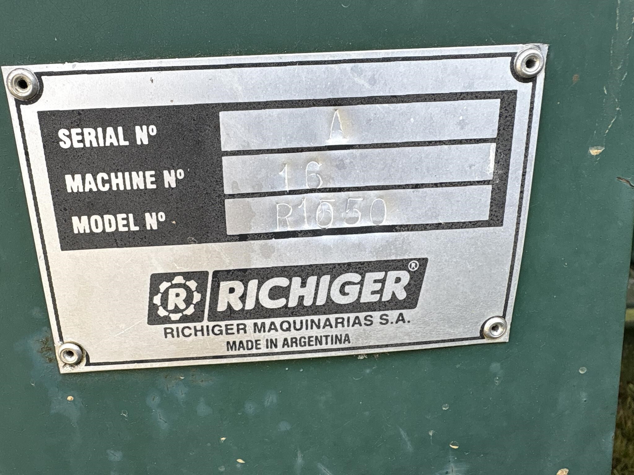 Richiger R1050 Grain Bagger