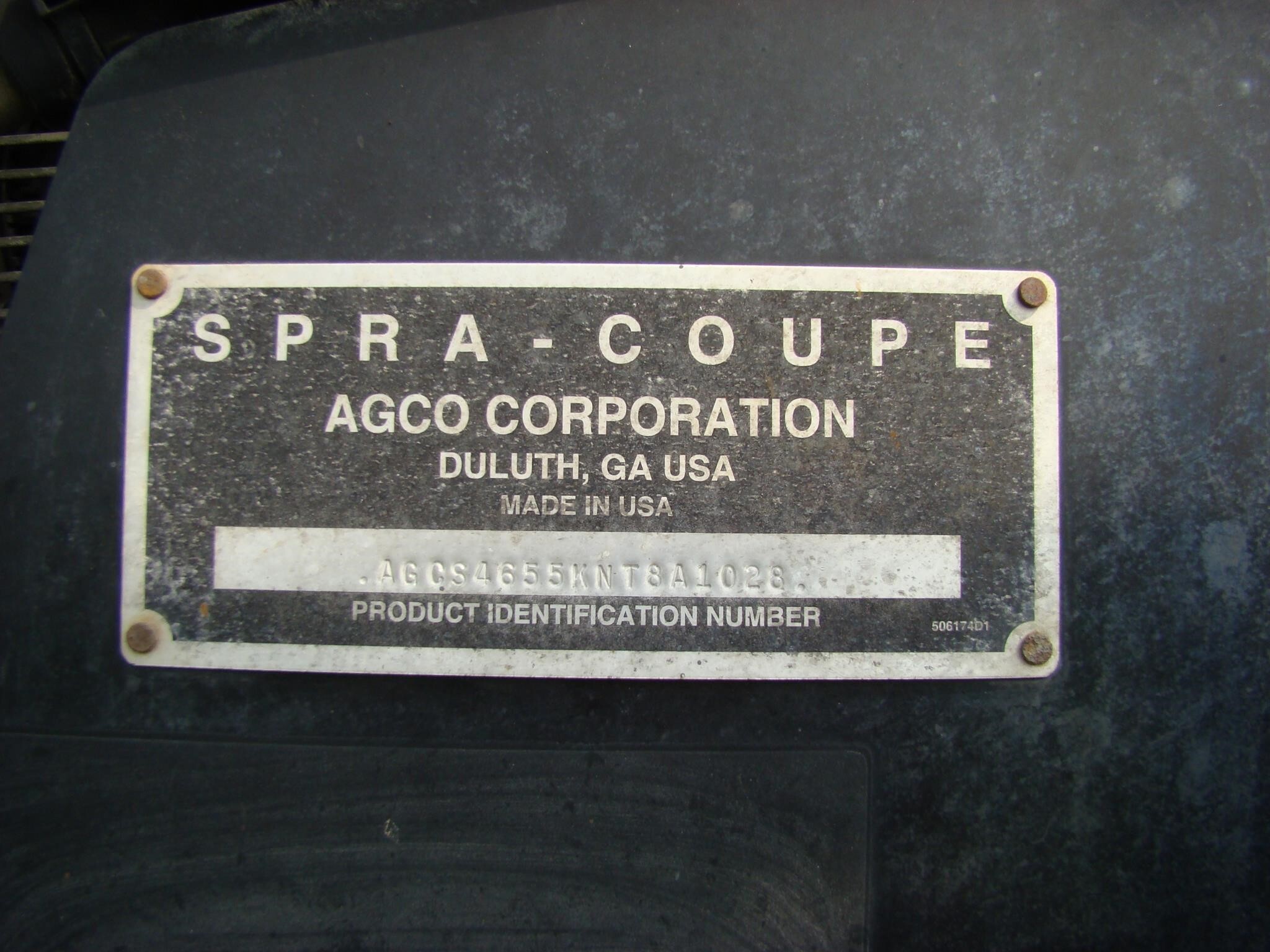 2008 Ag-Chem SpraCoupe 4655 Self-Propelled Sprayer