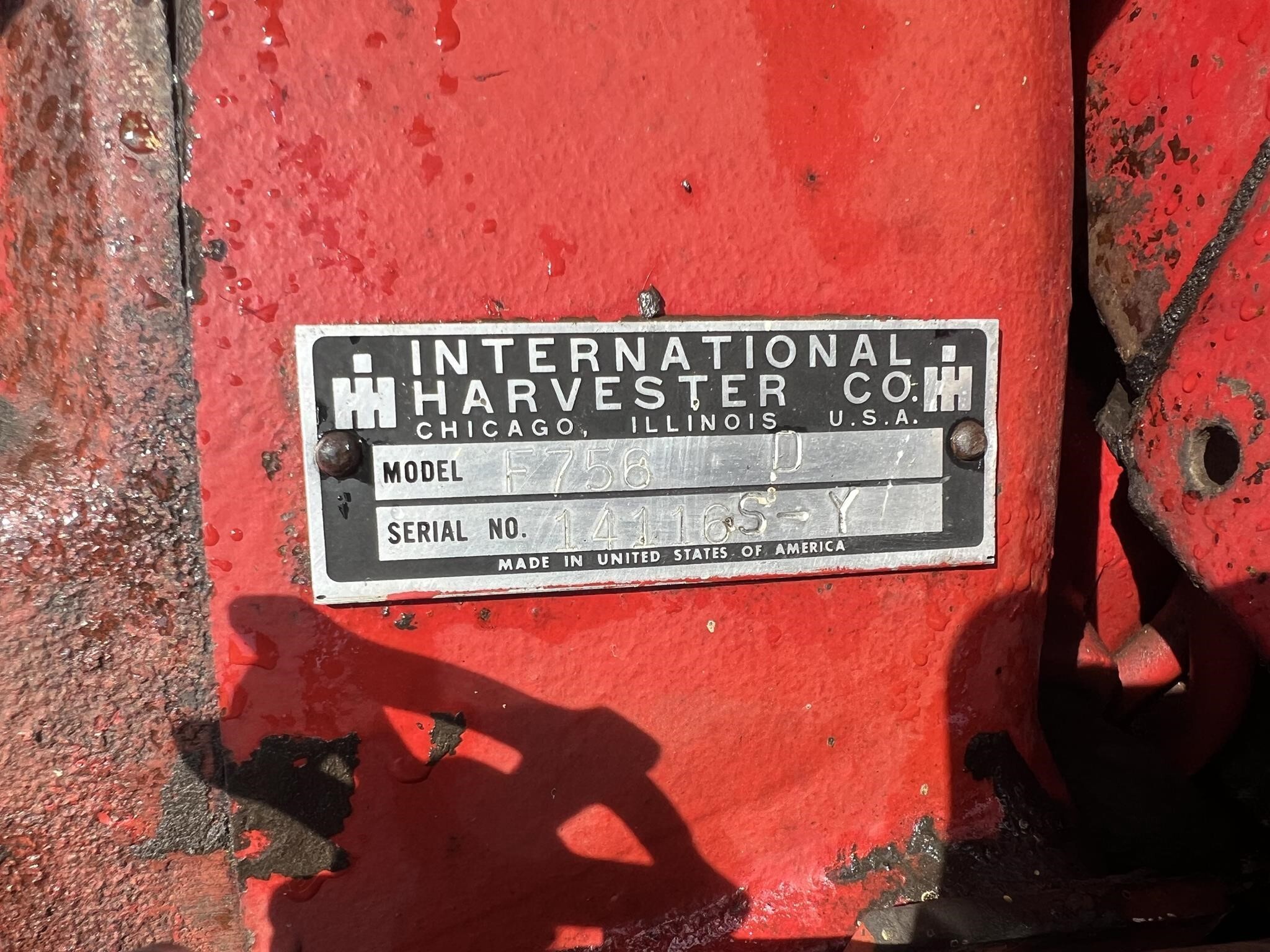 1968 International Harvester 756 Tractor