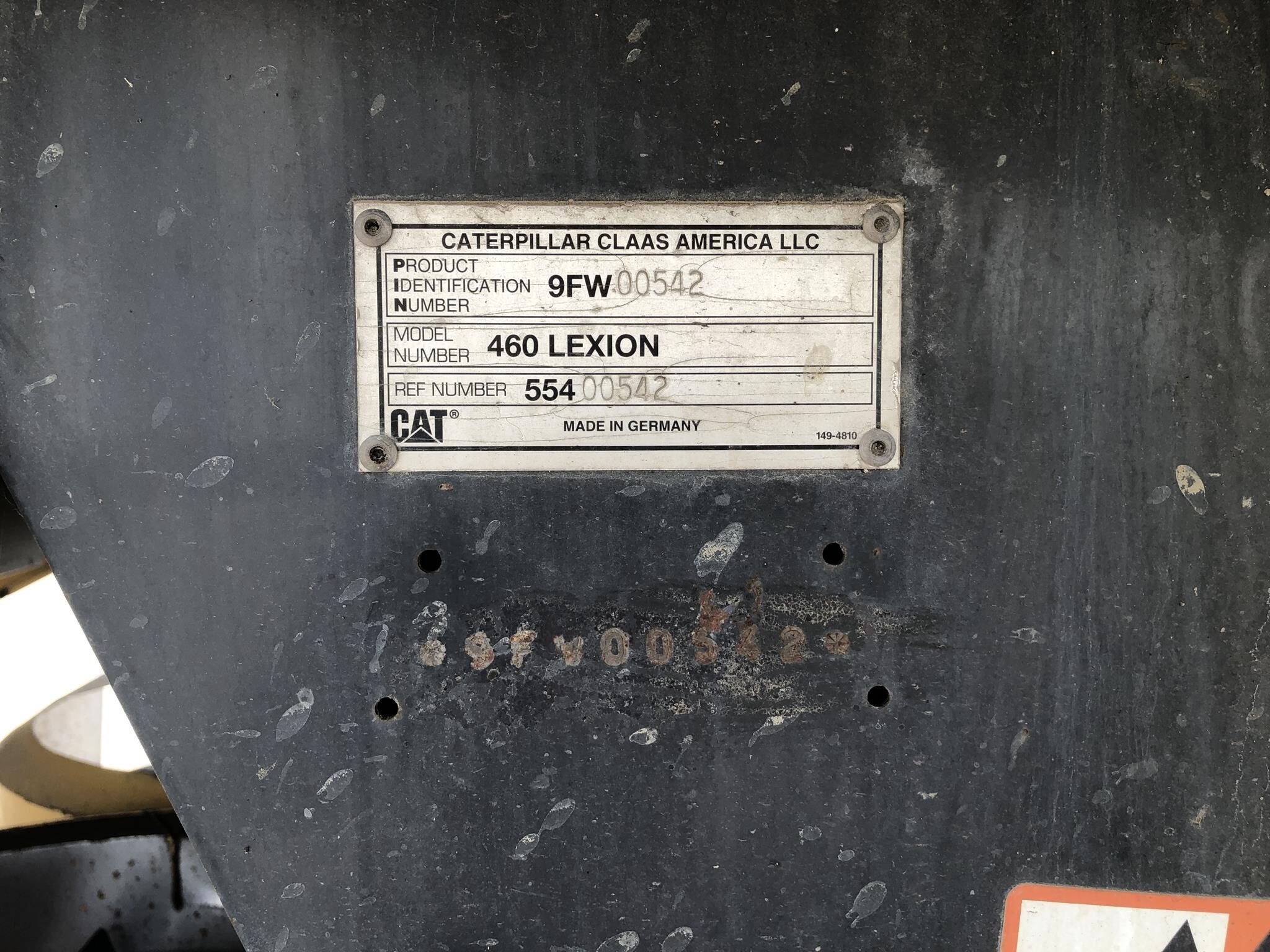1999 Caterpillar Lexion 460 Combine