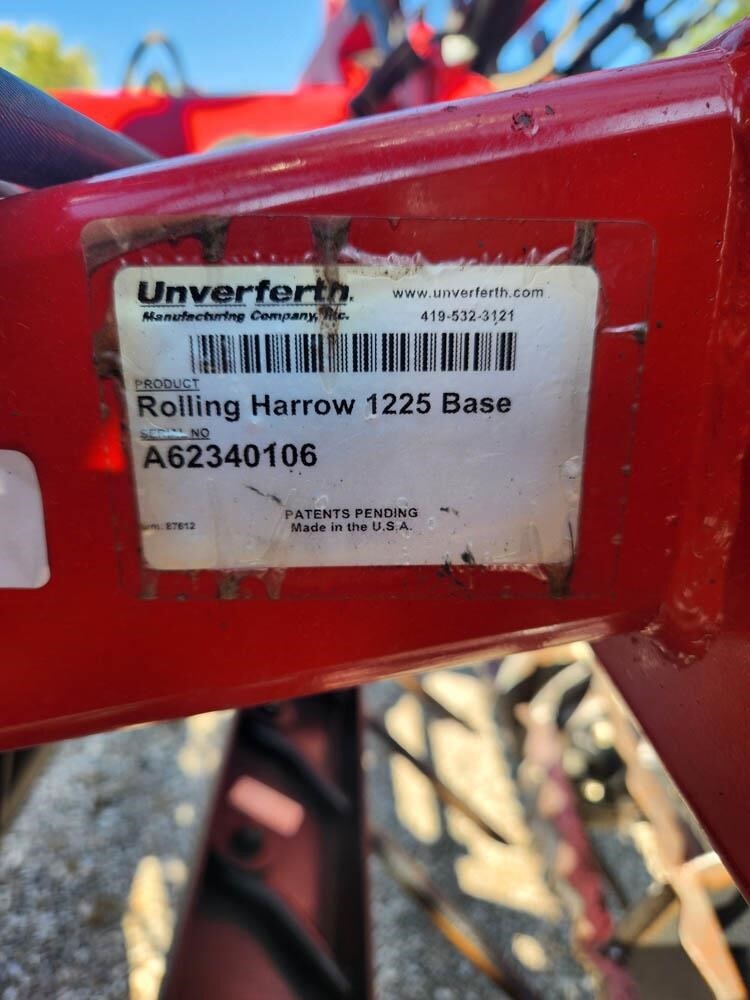  Unverferth 1225 Harrow