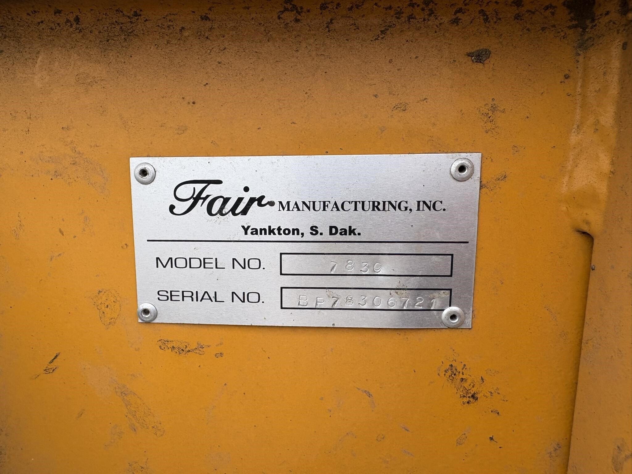 2021 Fair Mfg 7830 Bale Processor