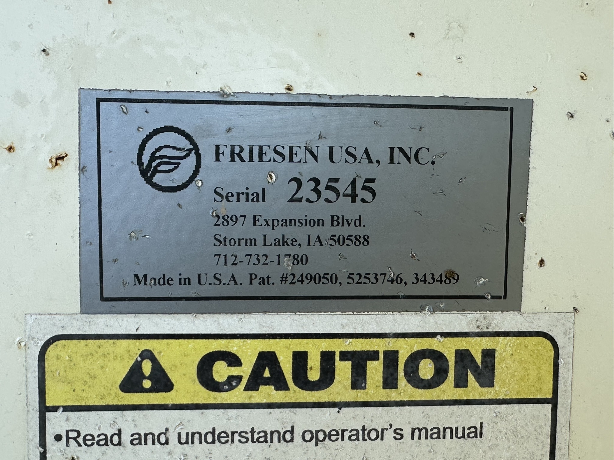 2004 Friesen 240 Seed Tender