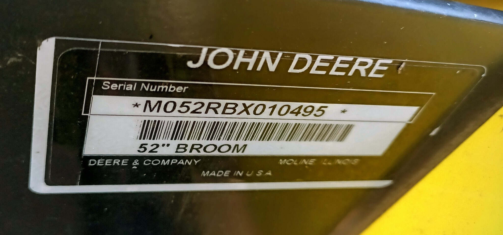2014 John Deere 52" BROOM Miscellaneous