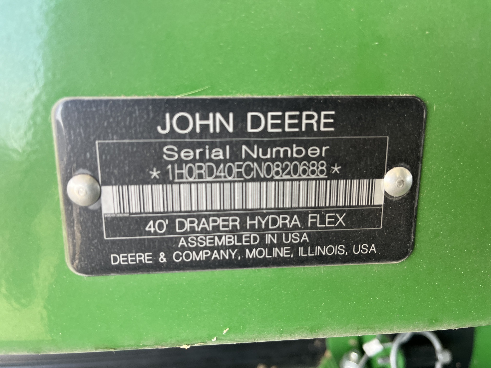 2022 John Deere RD40F Platform