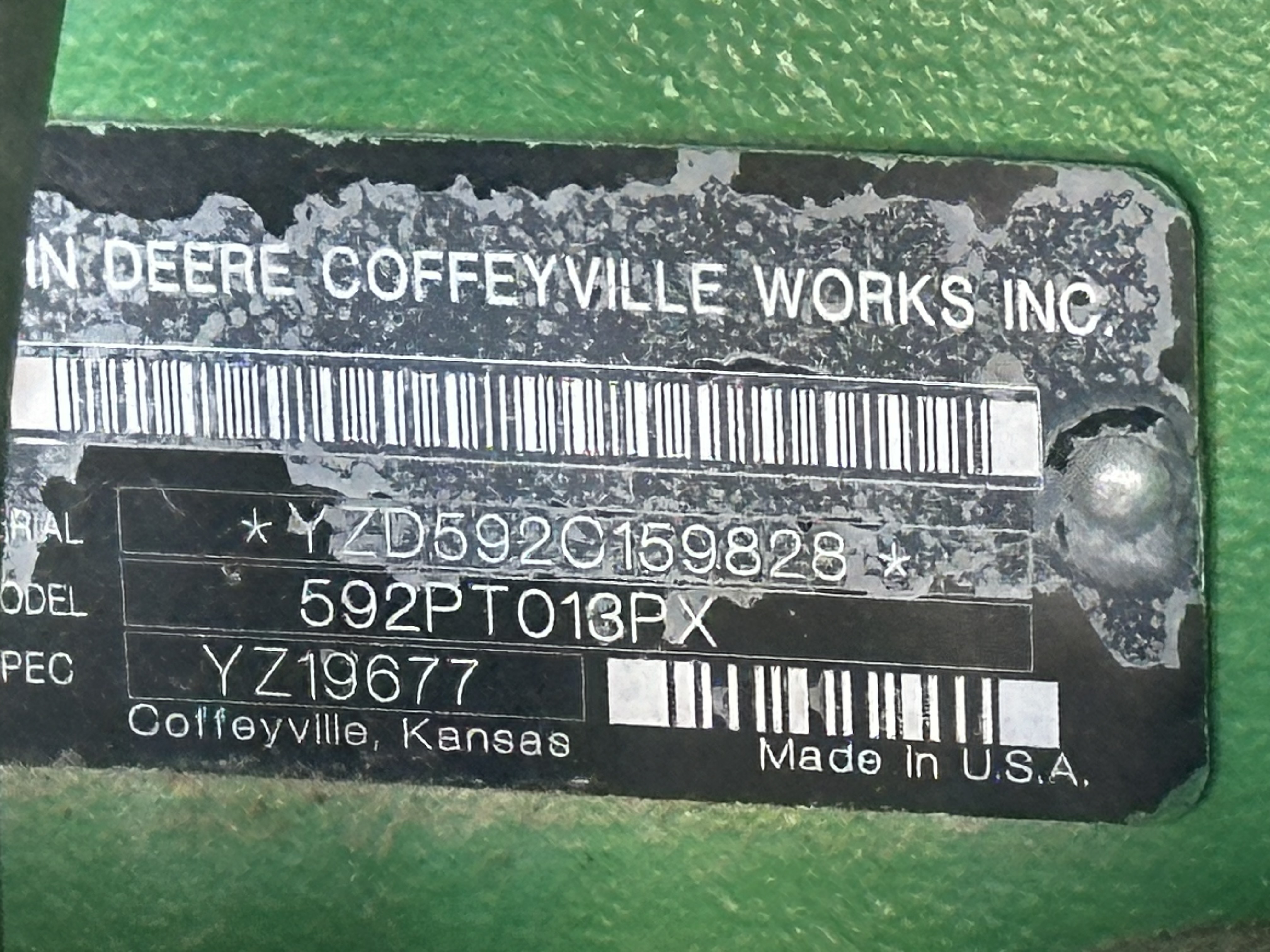 2012 John Deere 7760 Cotton Equipment