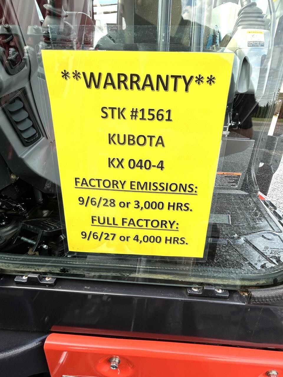 2023 Kubota KX040-4 Mini Excavator